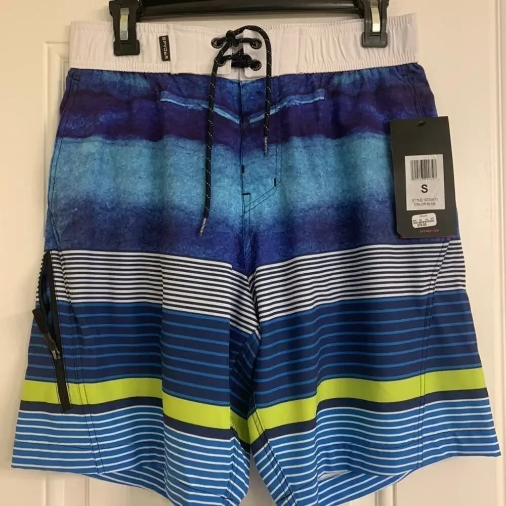 Spider mens swim trunks Size S NWT